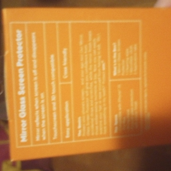 IPhone 13 pro max reflective glass screen protector - Picture 3 of 3